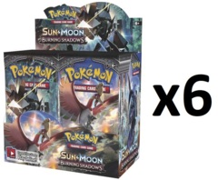 Pokemon SM3 Burning Shadows Booster Box CASE (6 Booster Boxes)